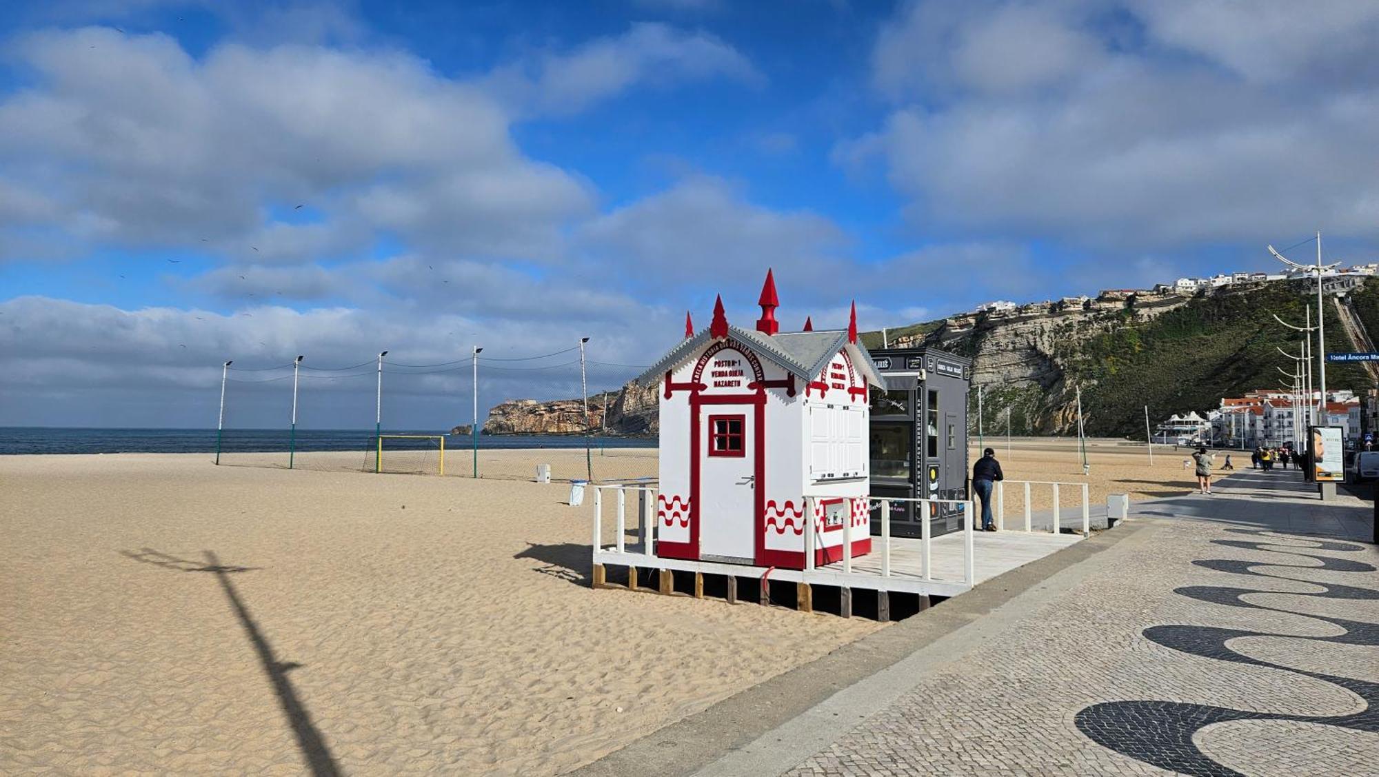 パタイアスNazare Uninterrupted Views And Sounds Of The Seaアパートメント エクステリア 写真